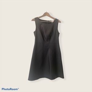NEW Max Studio black faux leather dress SIZE M NWT